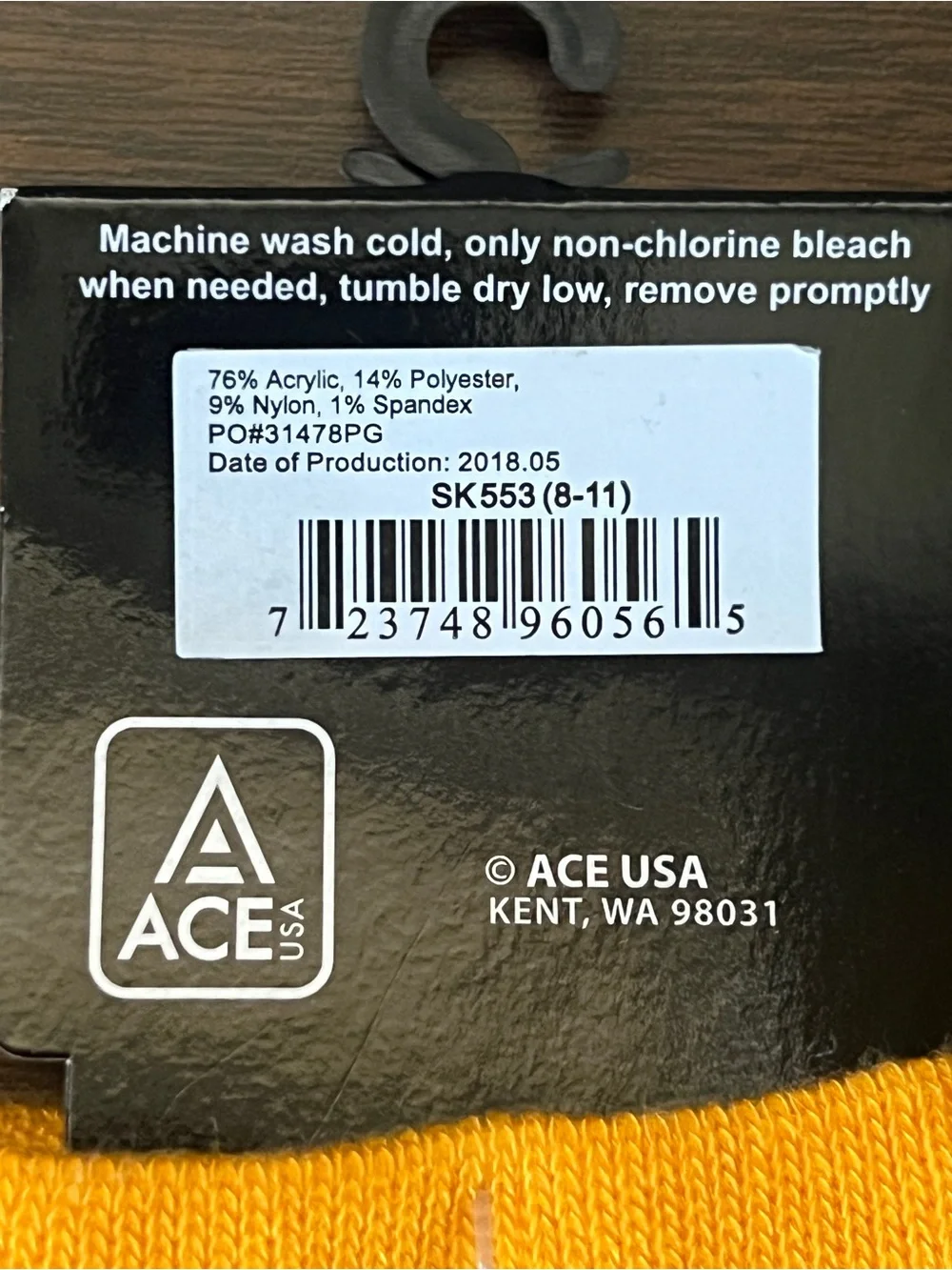 NWT- Ace USA Texas Socks - One Size Fits Most